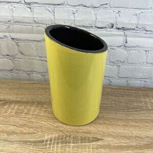 🌼 Beautiful Asymmetrical Yellow Vase - 9 Inches Tall 🌼